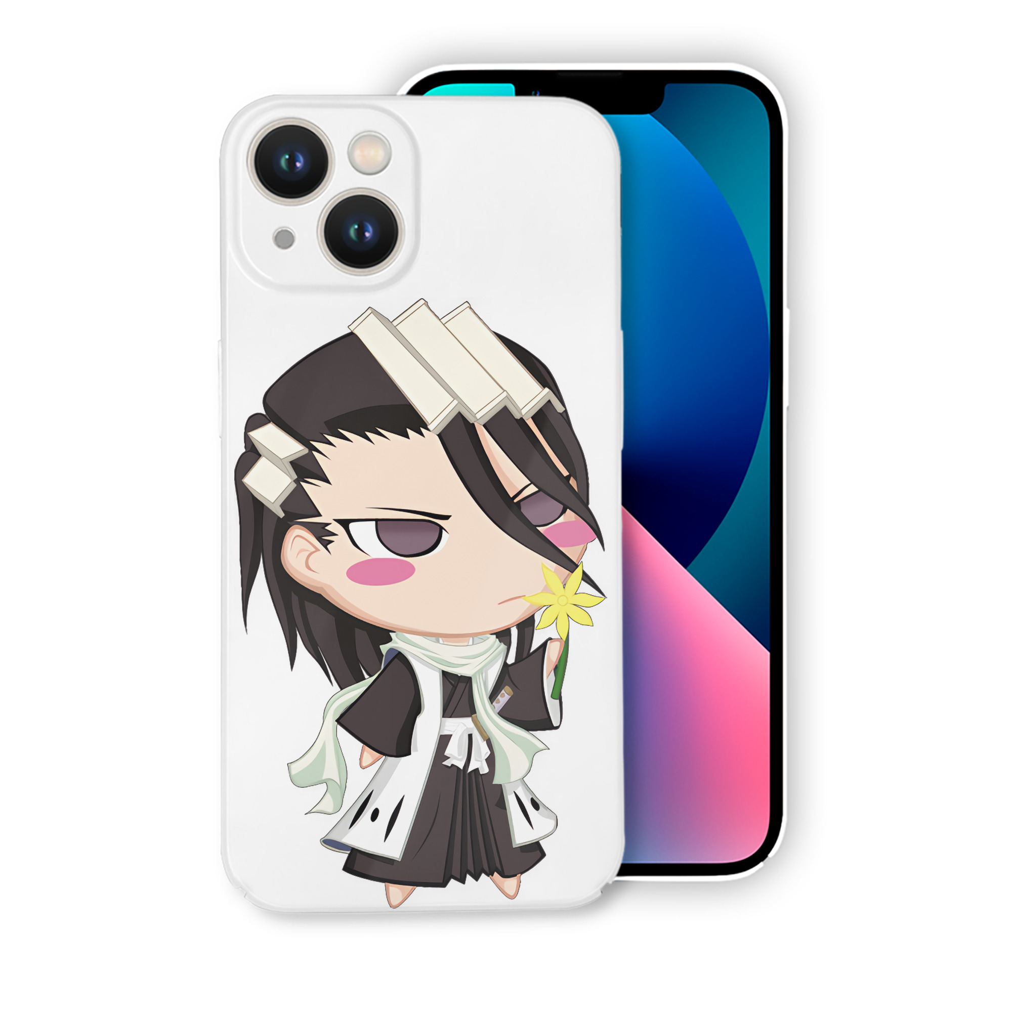 （画像用） ブリーチ くちき びゃくや BLEACH Kuchiki Byakuya 【iPhone 14シリーズ対応】ハードケース